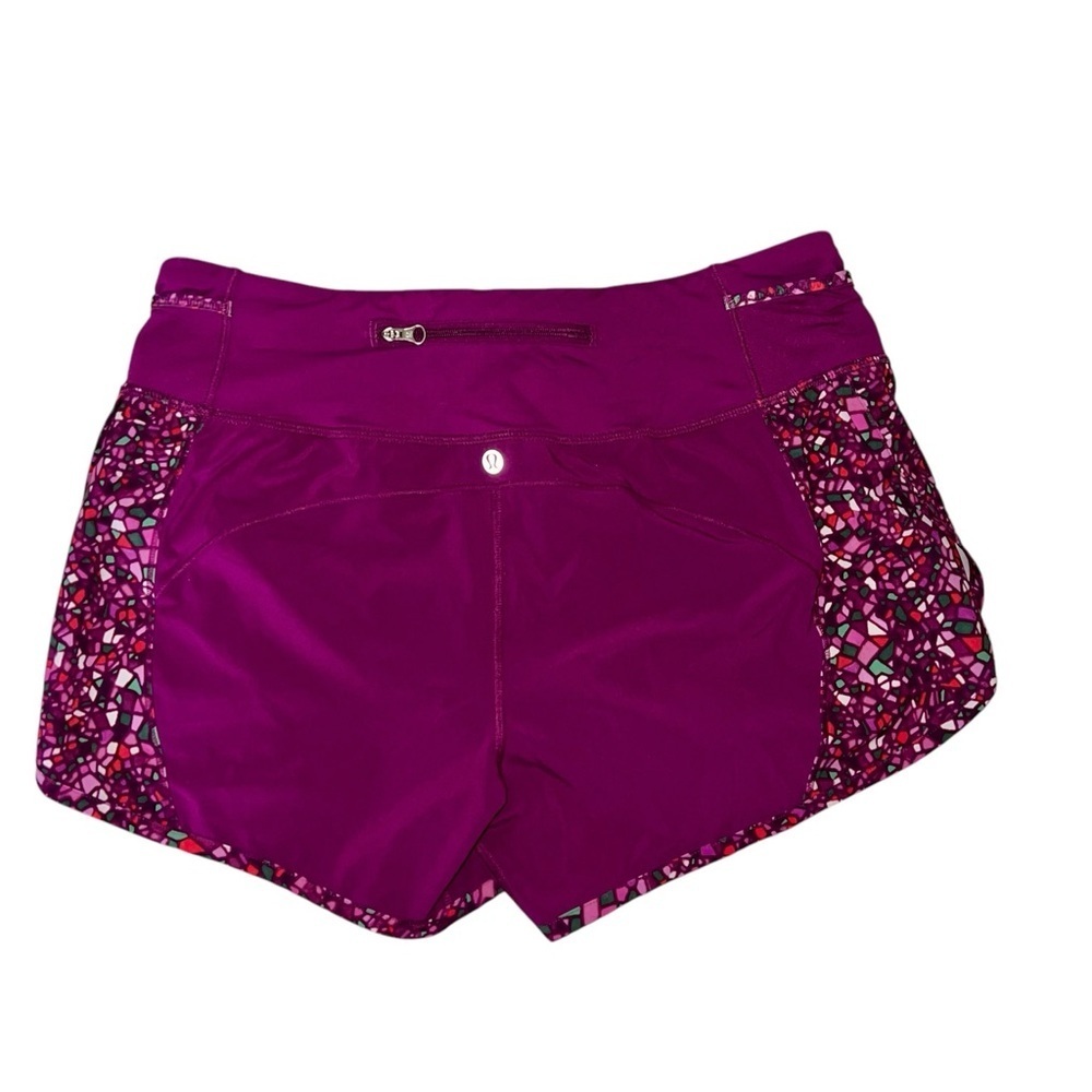 Lululemon size 8 Real Quick Regal Plum/Paradise nwot - Picture 2 of 10